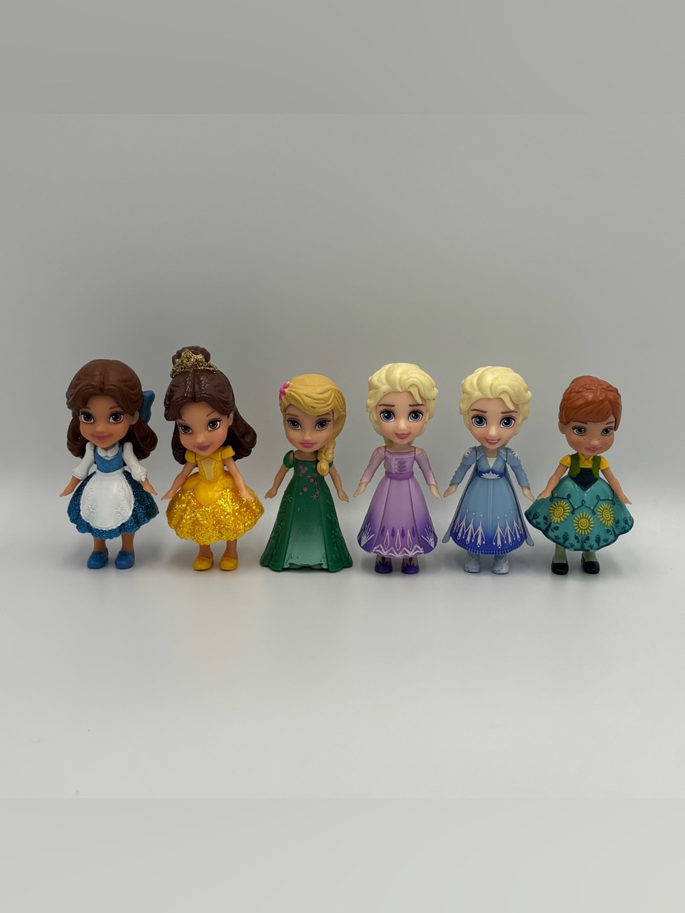 Disney Princess Toddler Doll Toy Lot- Frozen Beauty & the Beast Belle Elsa Anna